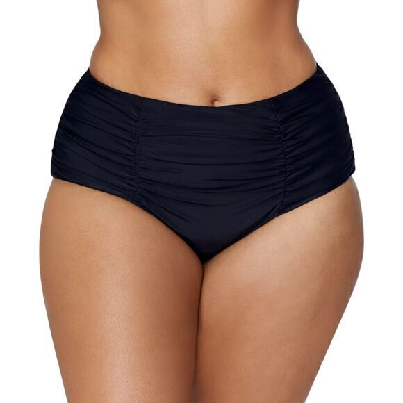 Raisins Curve Plus Size Atlantic Solids Costa Swim Bottom - Picture 1 of 4